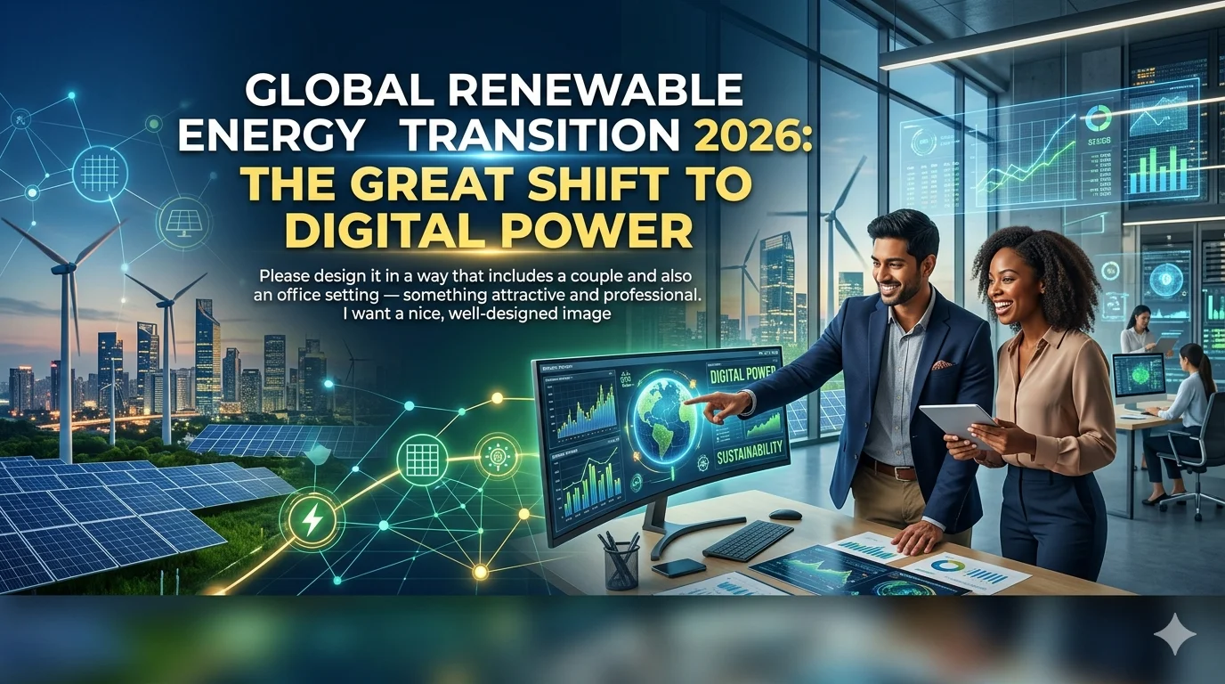 global renewable energy transition 2026 solar wind digital power